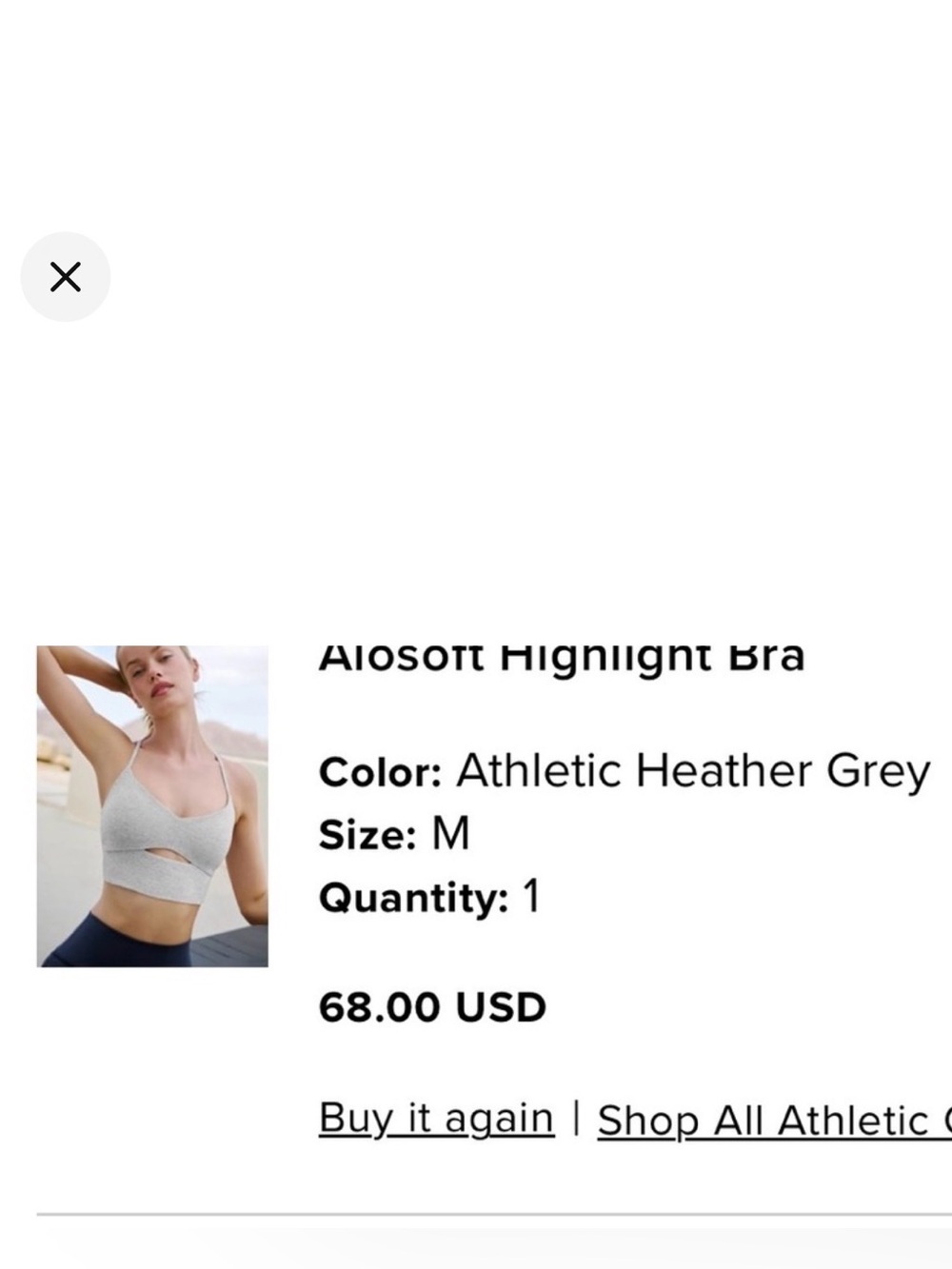 Authentic ALO Yoga  Sports Bra